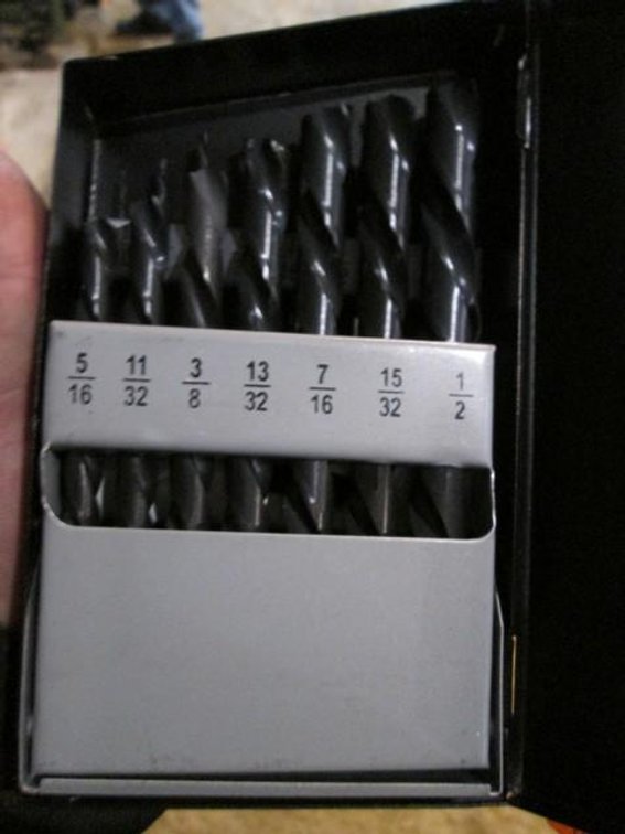 Ironton left hand drill bit set