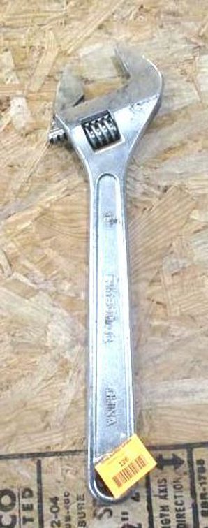 Pittsburgh adjustable wrench
