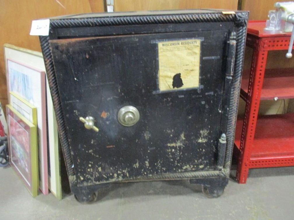Sargent & Green antique heavy safe