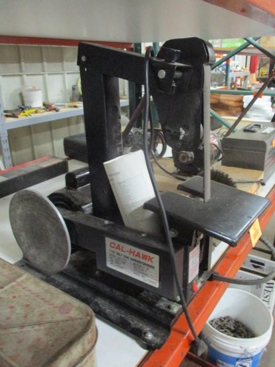 Cal-Hawk 1" x 8" disc sander/grinder