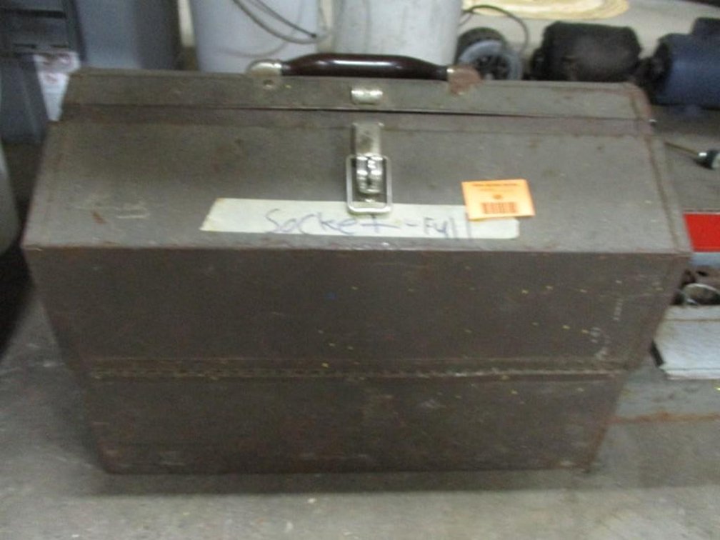 Kennedy Kits fold out metal tool box with contents