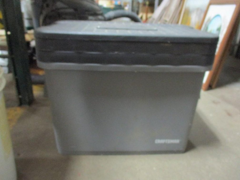 Sears Craftsman heavy duty plastic tool box tote