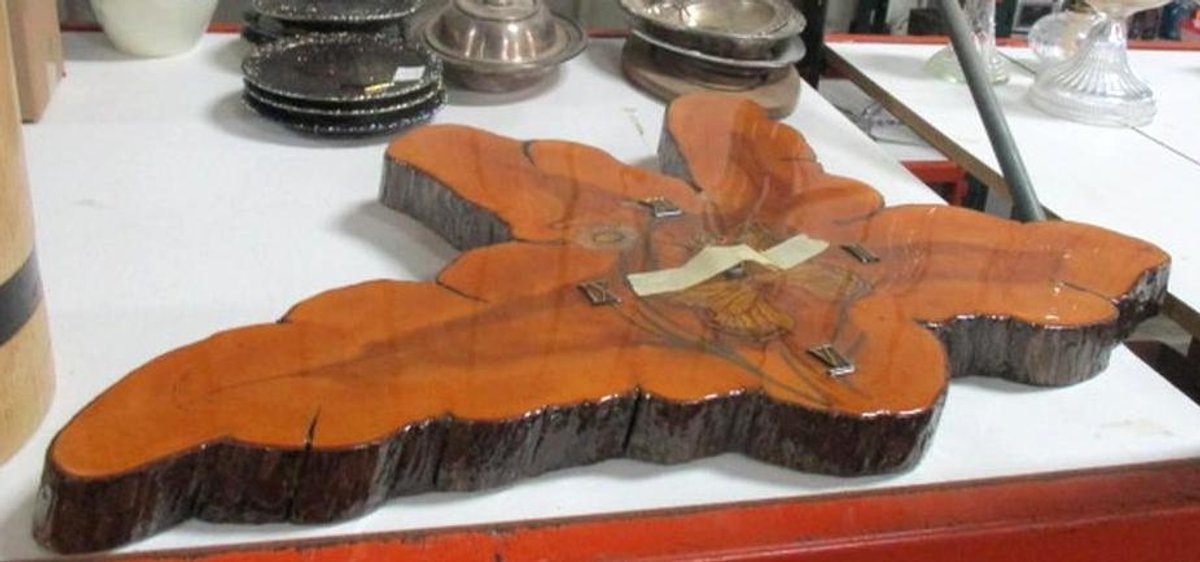 Wooden wall clock