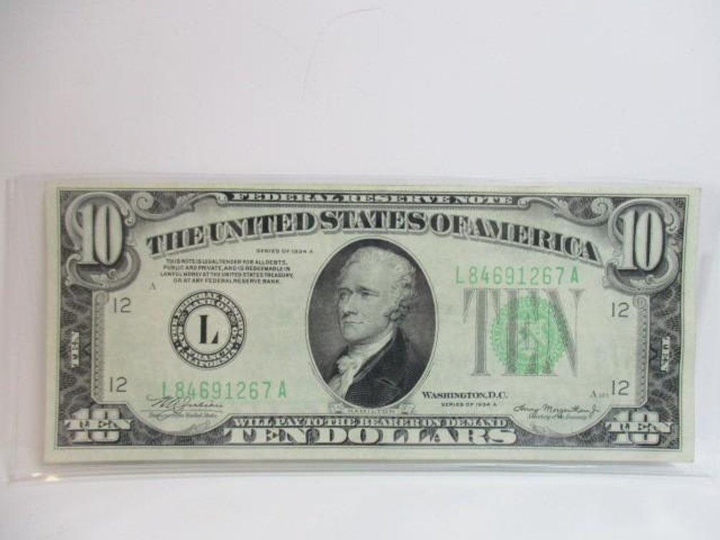 1934-A $10 San Francisco Federal Reserve Note