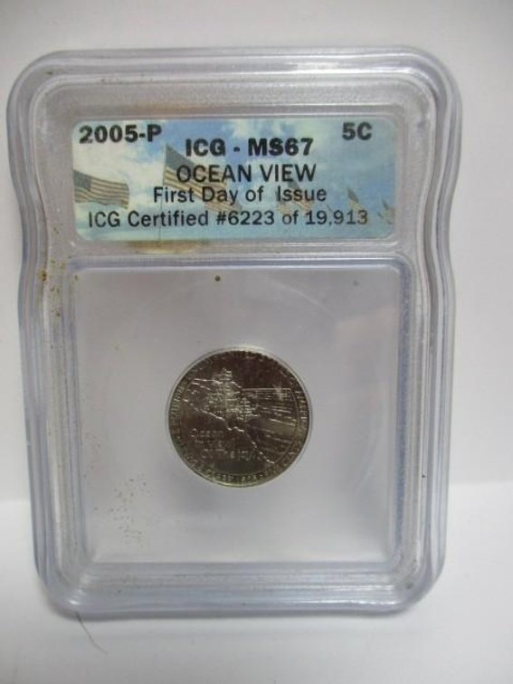 2005-P Jefferson Ocean View nickel MS67