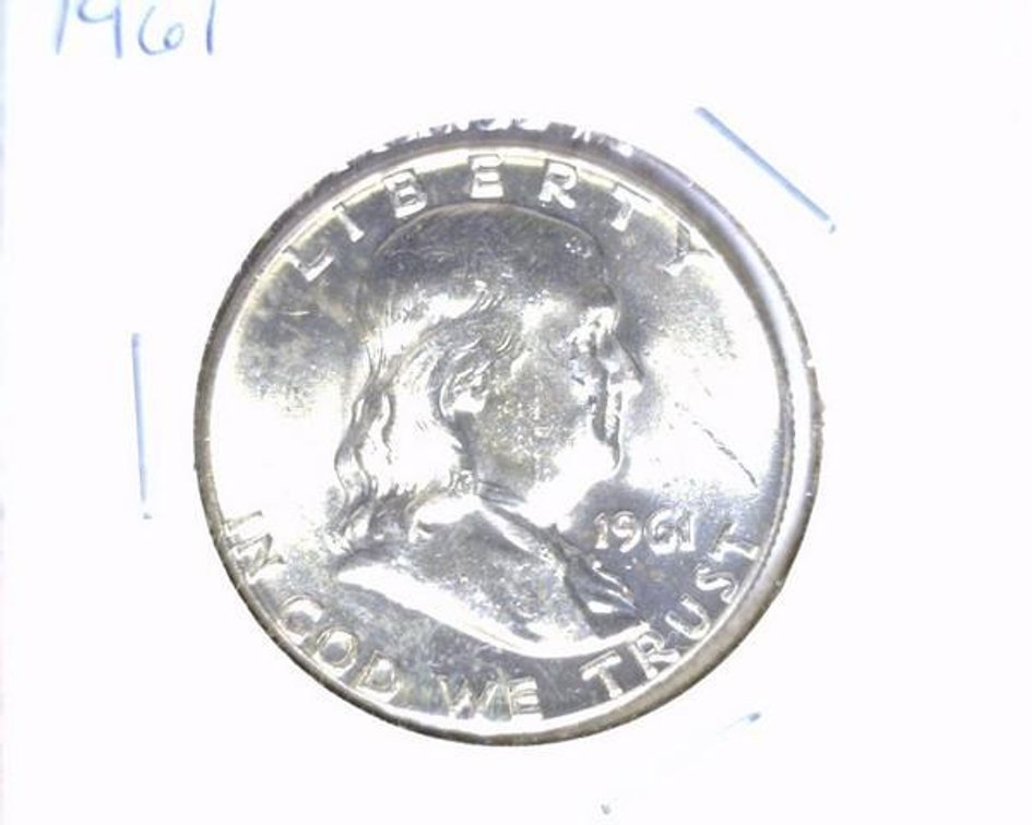 1961 Franklin half dollar