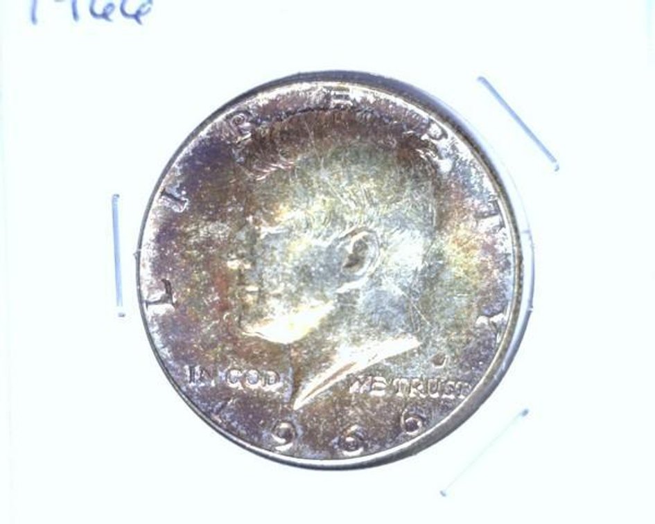 1966 Kennedy half dollar