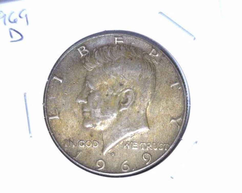 1969-D Kennedy half dollar