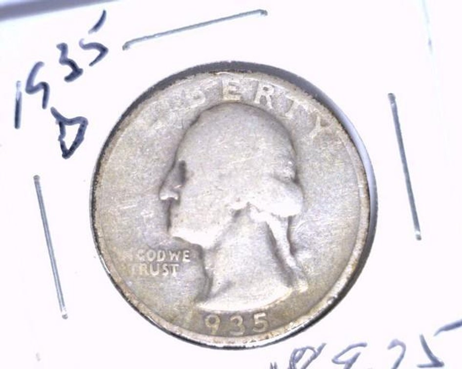 1935-D Washington quarter