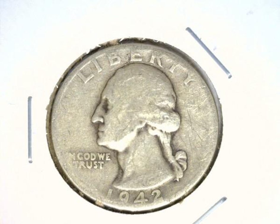 1942 Washington quarter
