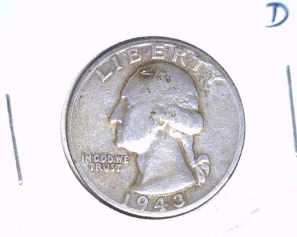 1943-D Washington quarter