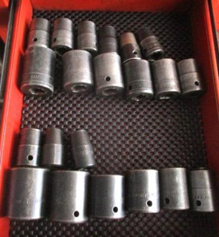 Snap-On 1/2" drive SAE and metric impact sockets