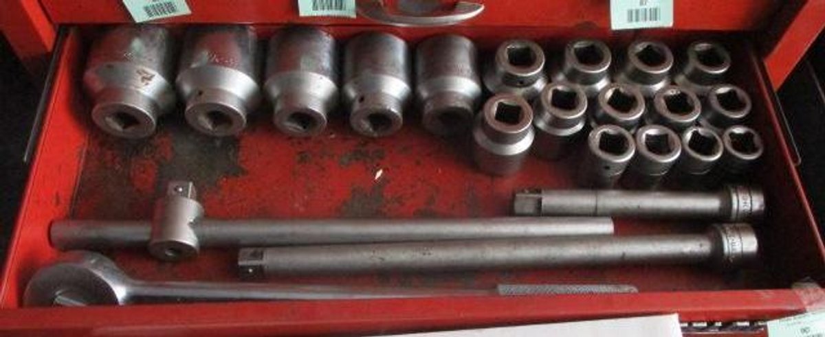 S-K Wayne 3/4" drive socket set