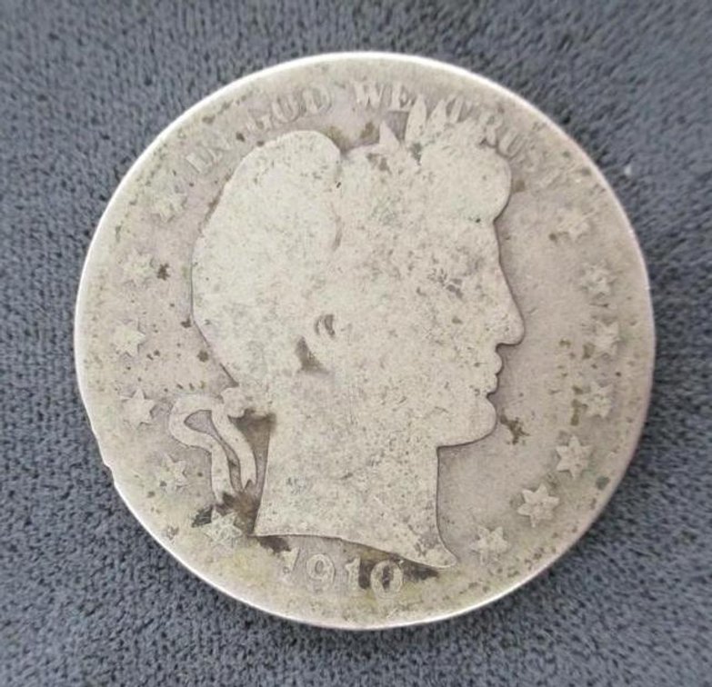1910 Liberty half dollar