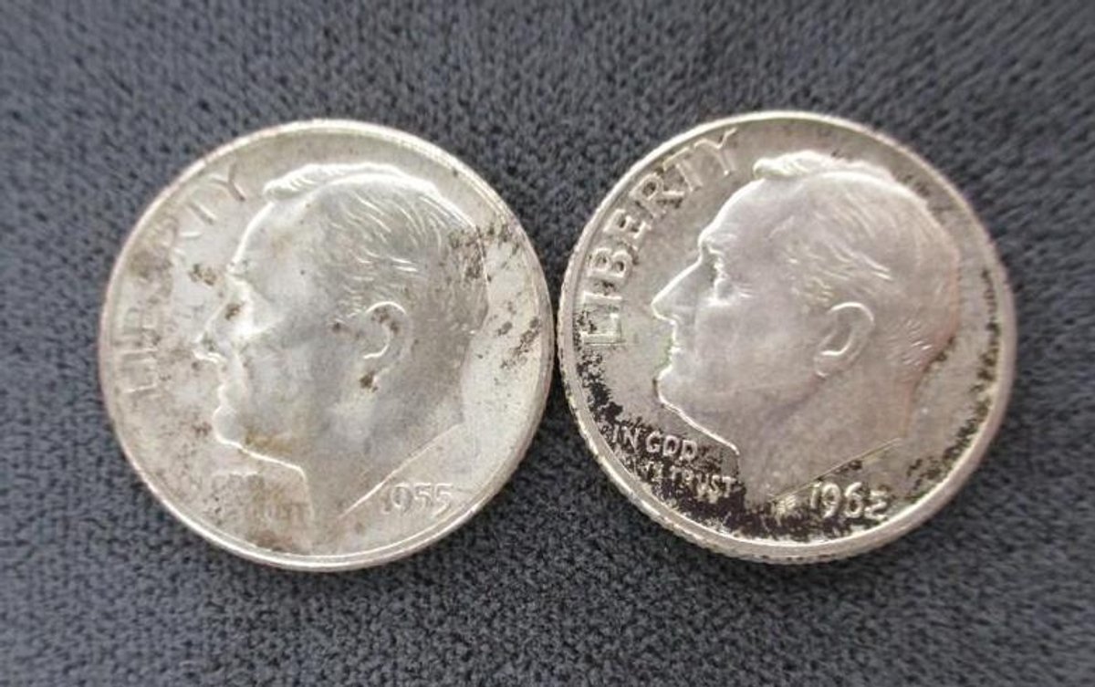 (2) Roosevelt dimes