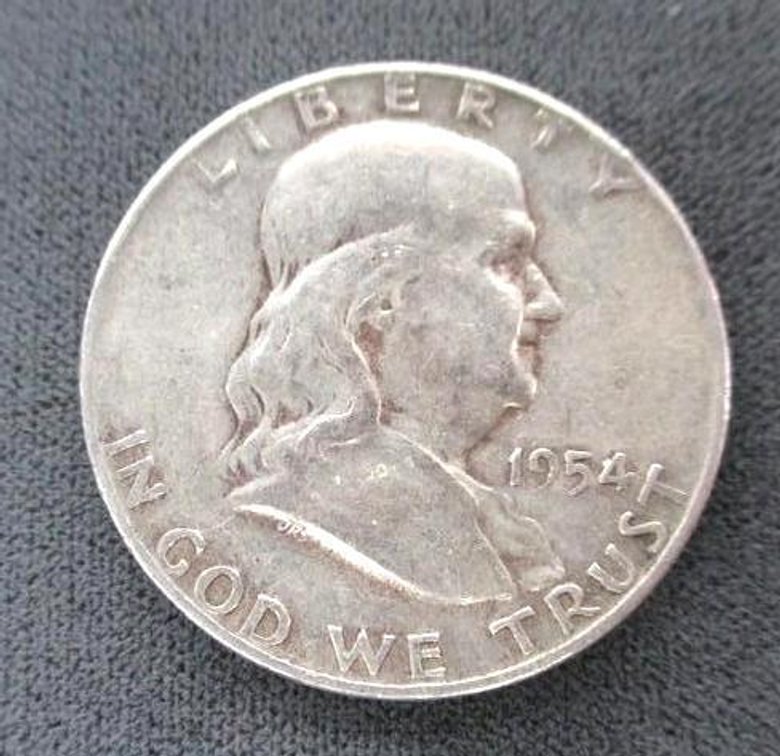 1954-P Franklin half dollar