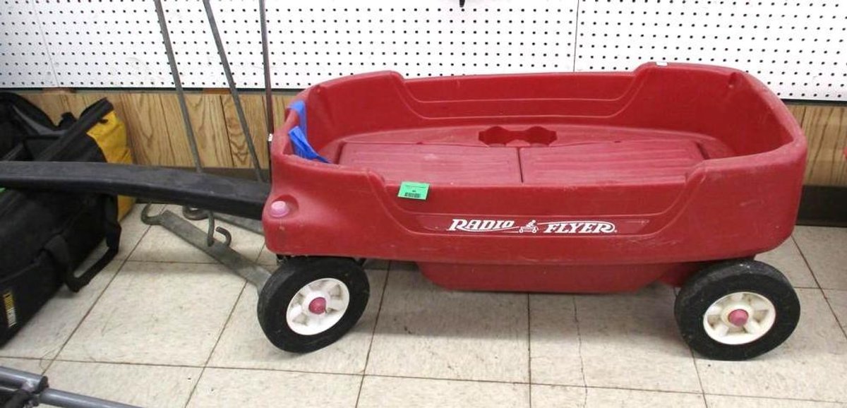 Radio Flyer plastic child's wagon