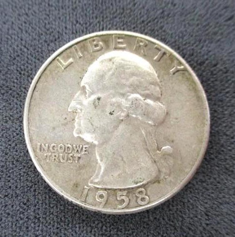 1958-P Washington quarter