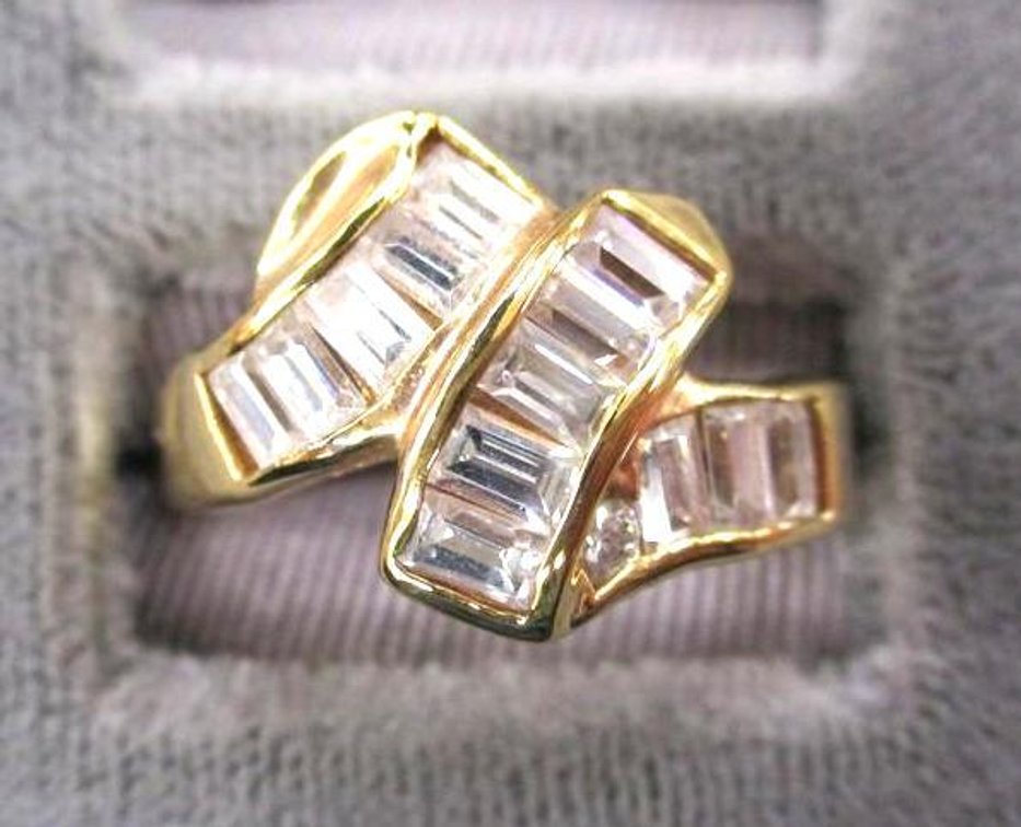 Sterling silver CZ ring