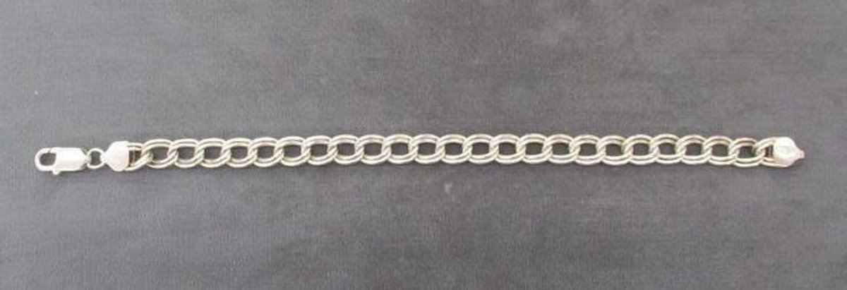 Sterling silver charm starter bracelet