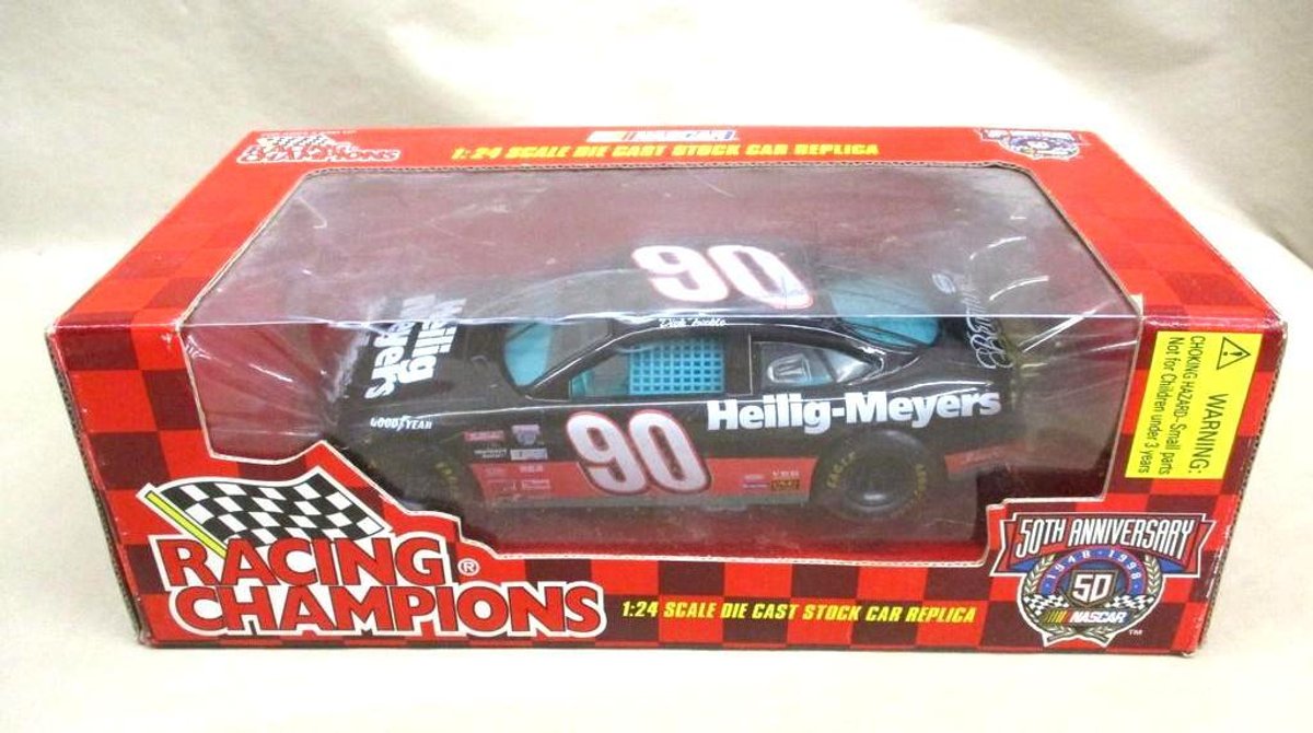 Racing Champions 50th Anniversary 1948-1998 5D Nascar model car in original box, #90 Heilig-Meyers