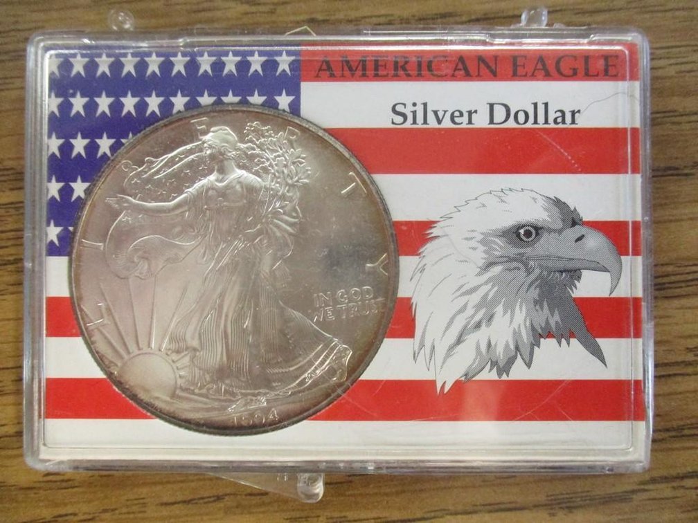 1994 American Silver Eagle dollar