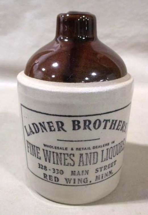 1989 Souvenir of Red Wing Ladner Brothers mini jug