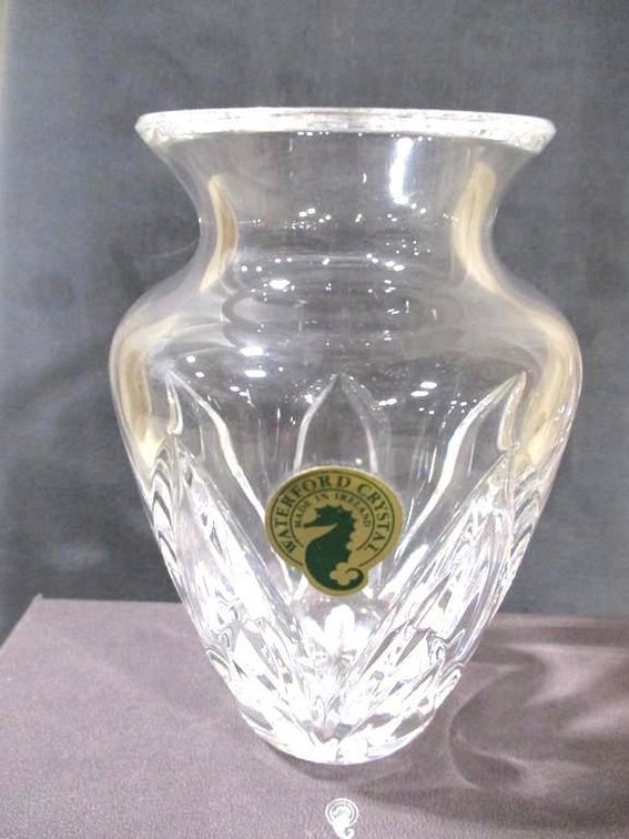 Waterford Crystal vase with box