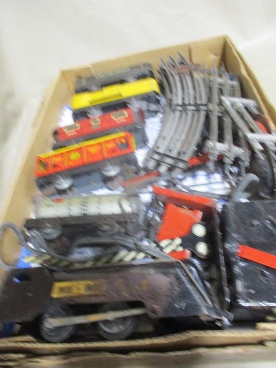 Vintage Marx pressed metal train set