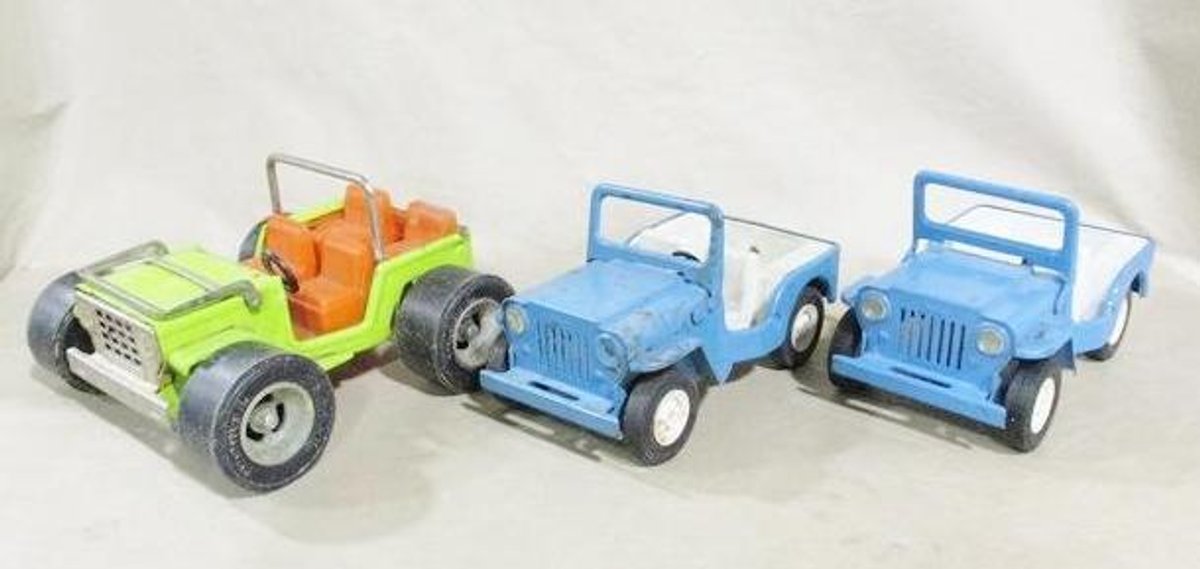 (3) Tonka jeeps