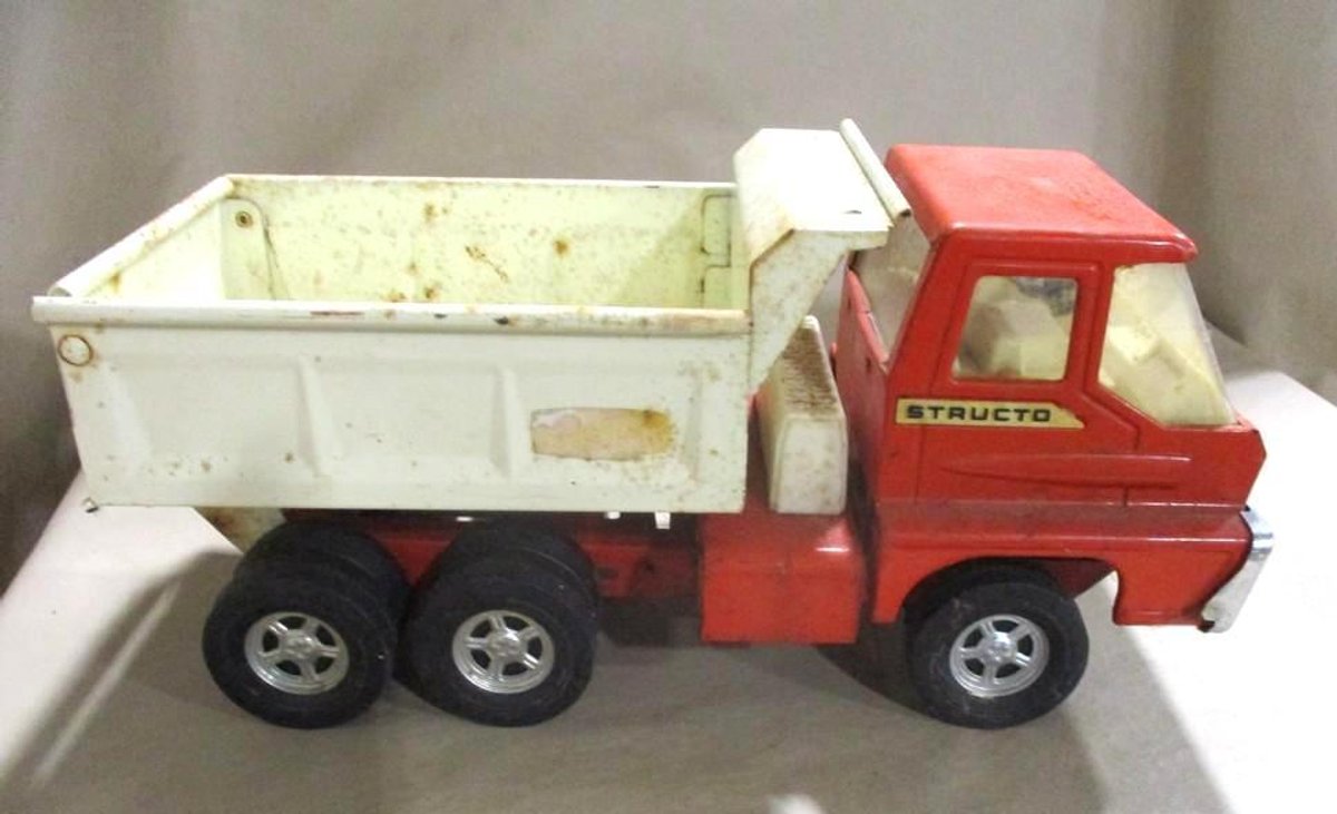Structo pressed metal dump truck
