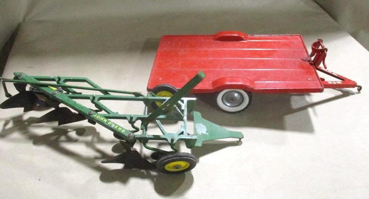 (2) 1/16th scale farm implements