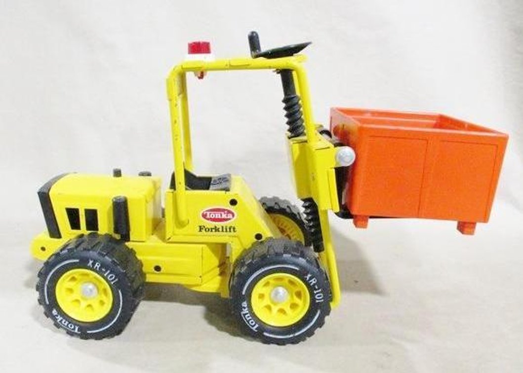 Tonka forklift with box