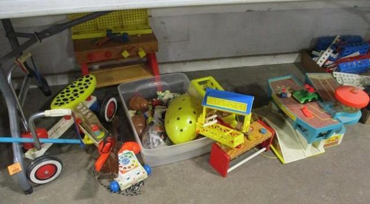 Vintage toy group