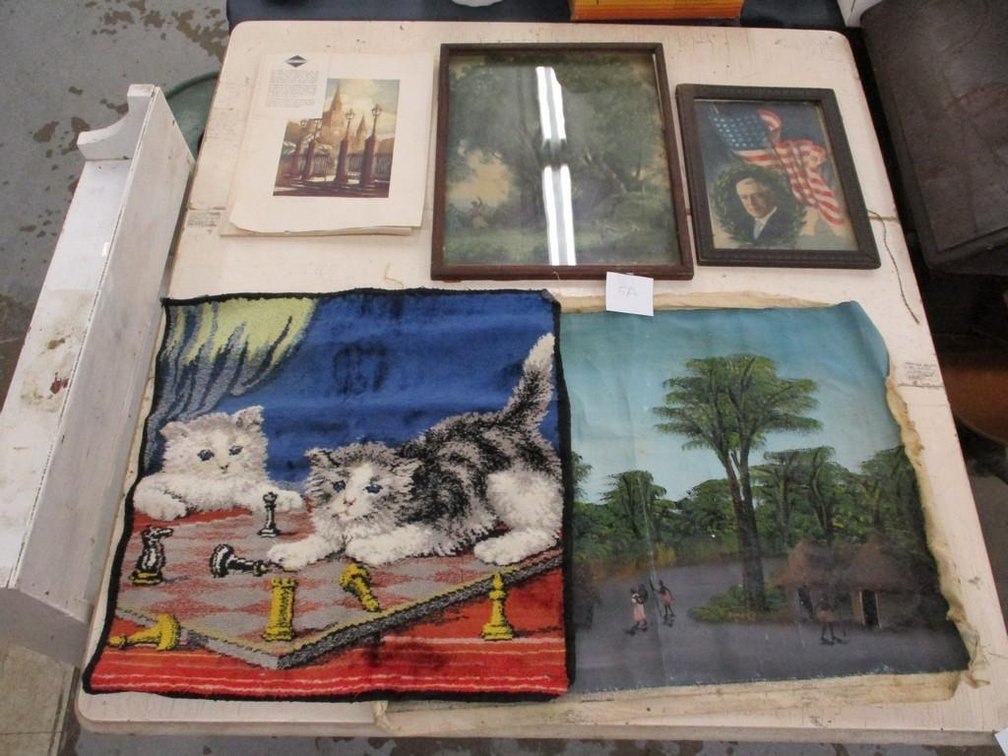 Group of vintage lithographs