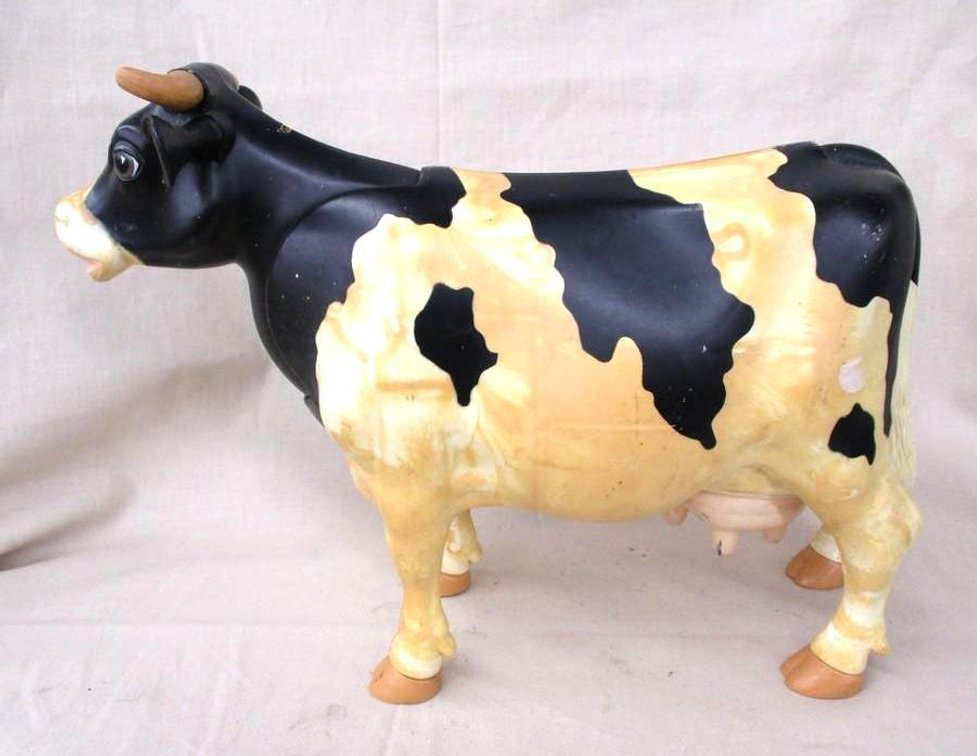 Hard plastic Holstein cow
