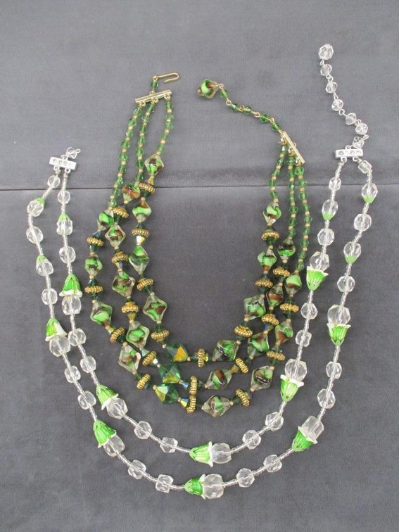 Glass bead jewelry group
