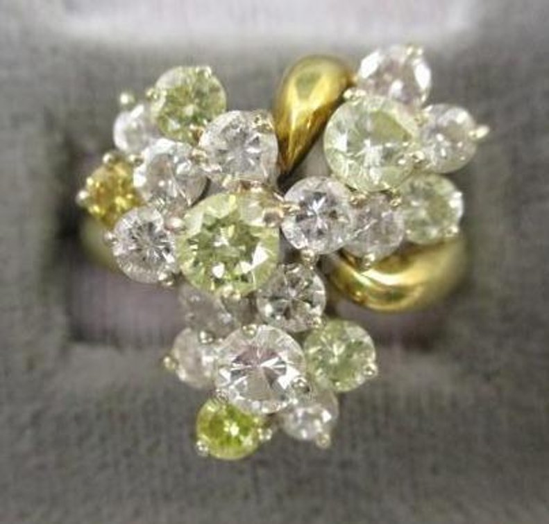 18k gold cocktail ring