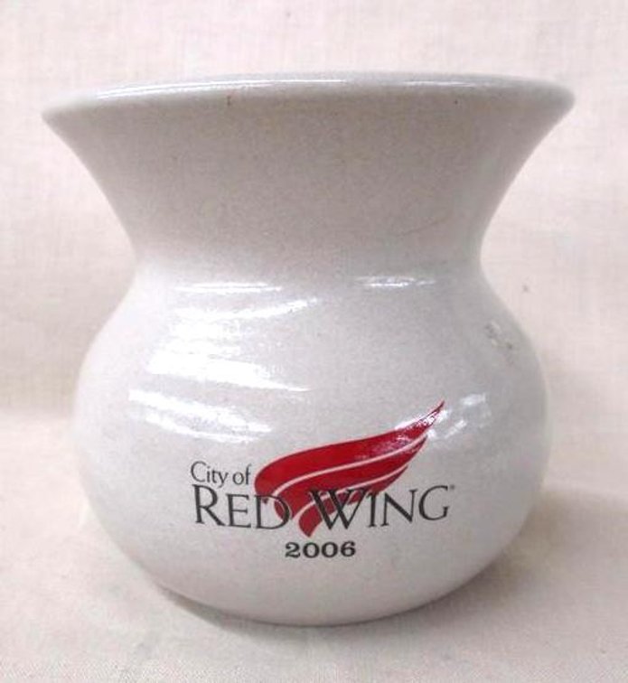 Red Wing Stoneware miniature spittoon "City of Red Wing 2006"