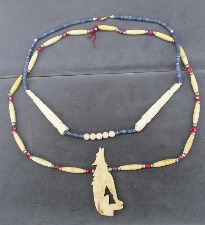 Carved jewelry group