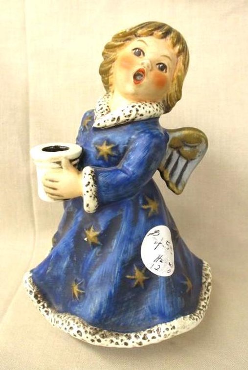 Goebel Hummel angel candle stick music box