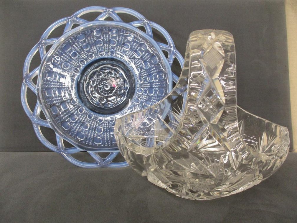 (2) Pressed glass