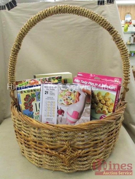 Basket with contents