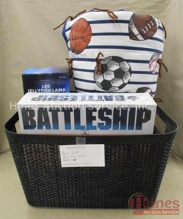 Basket with contents