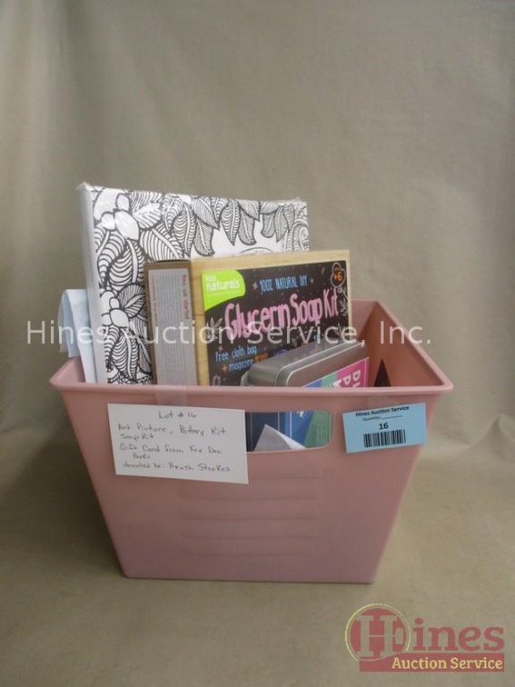 Basket with contents