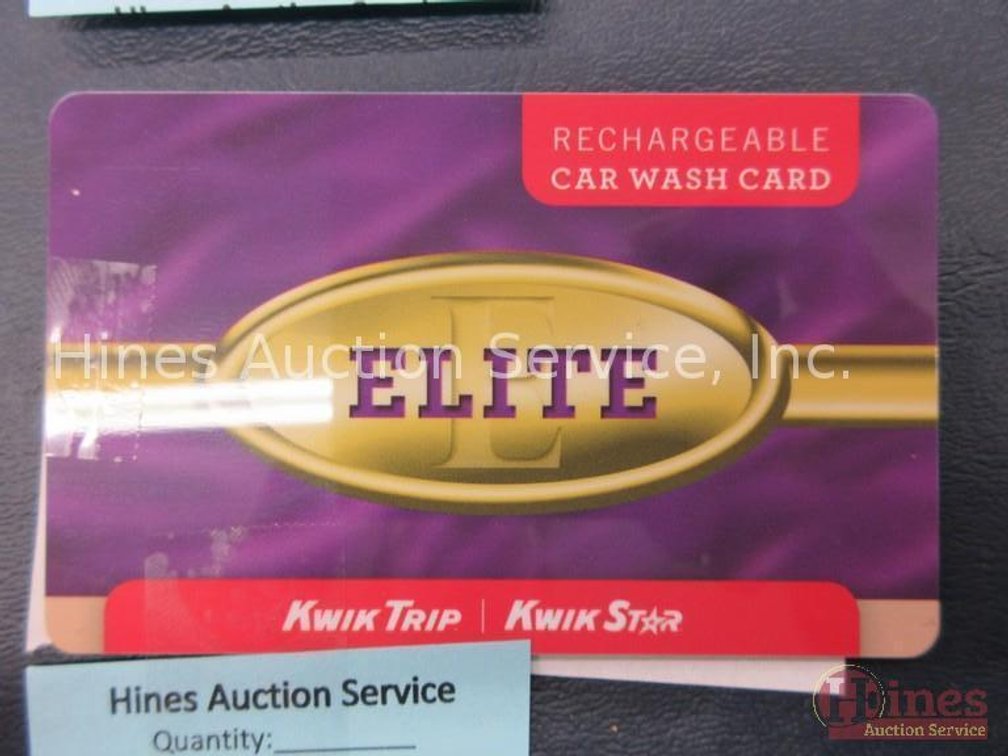Kwik Trip Gift card for 5 Elite car washes