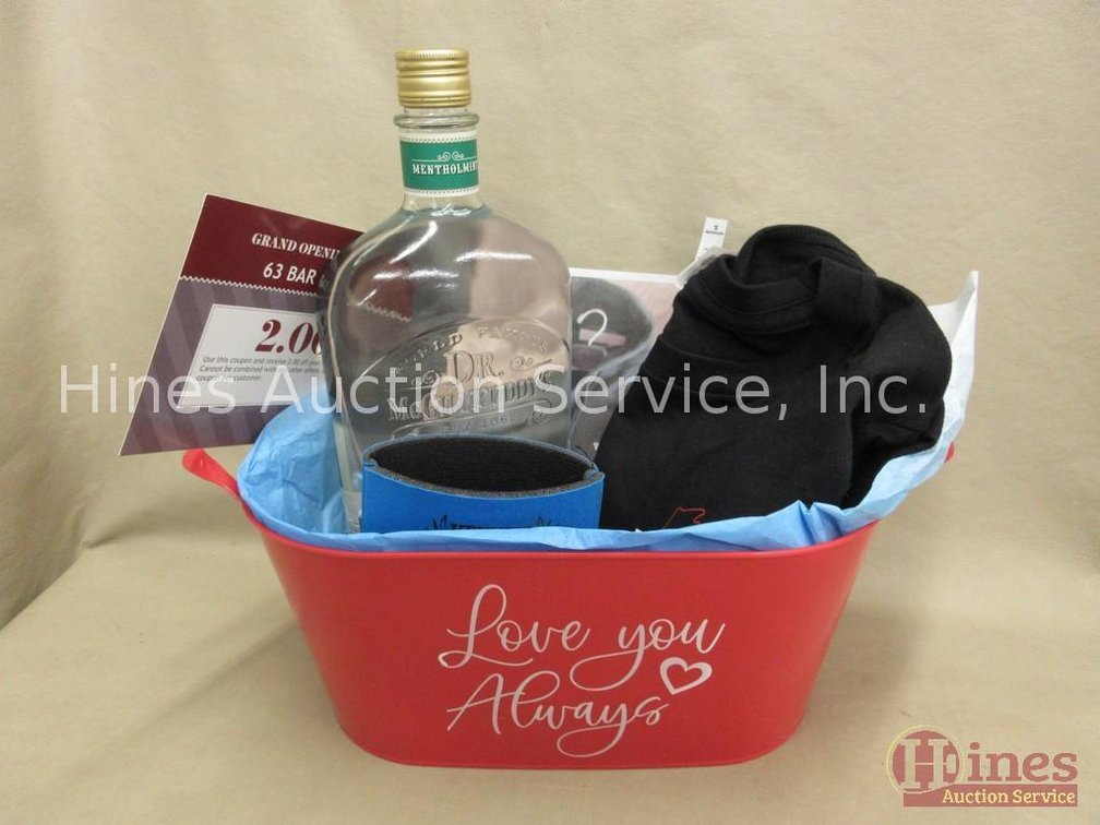 Basket with contents