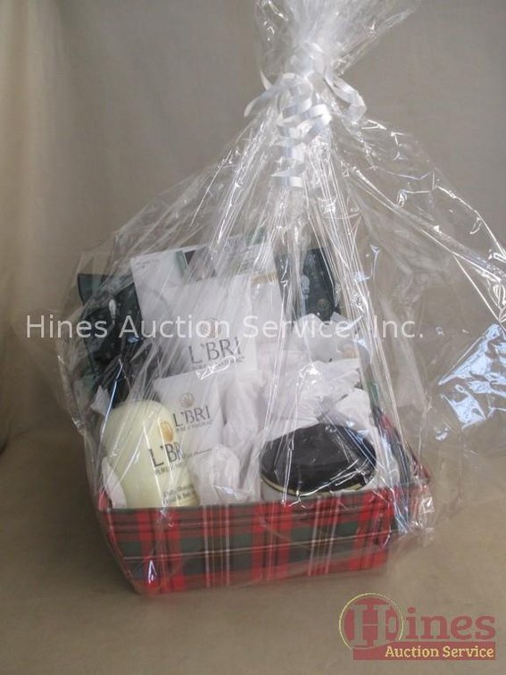 Basket with contents