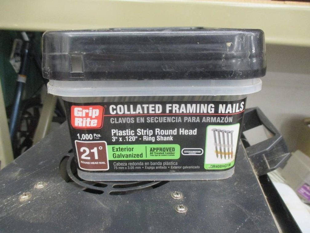 Grip Tite collated framing nails