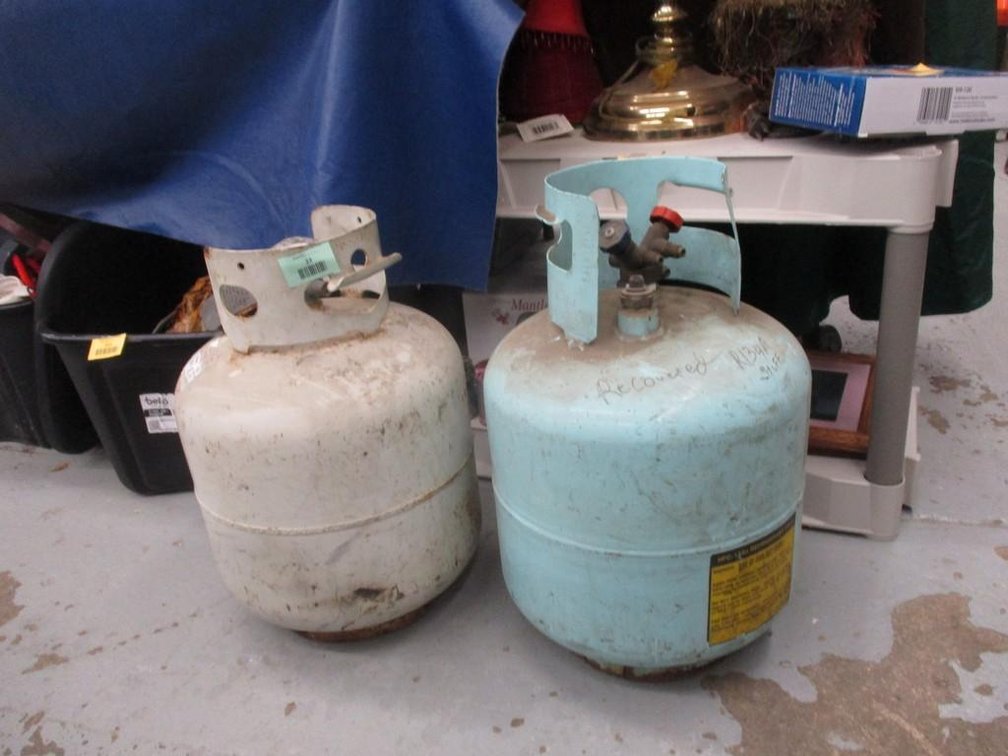 (2) Small LP tanks